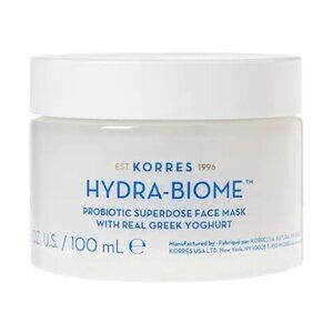 KORRES Greek Yoghurt Probiotic SuperDose Face Mask Full Size RV $52